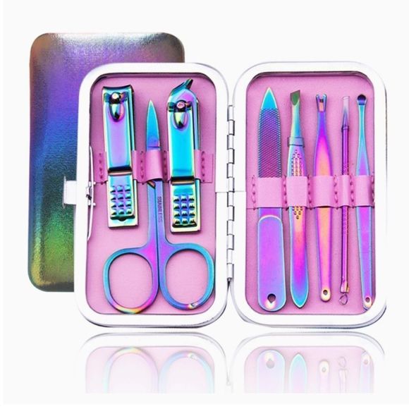 Colorful Stainless Steel Manicure Set - Picture 1 of 6